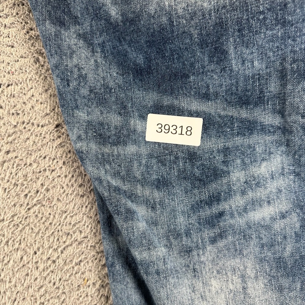 Axe & Crown Jeans Mens 32x30 Blue Cotton Denim Straight Slim Acid Wash Workwear - Picture 9 of 9